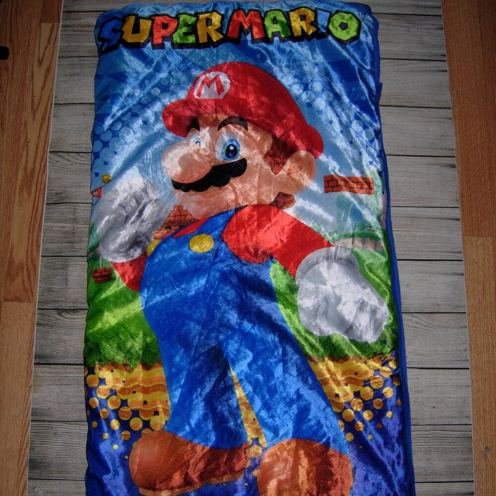 Super Mario Nintendo Youth Sleeping Bag